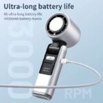 Portable USB Rechargeable Handheld Cooling Fan - Image 3