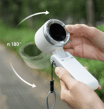 USB Rechargeable Premium Handheld Turbo Fan - Image 6